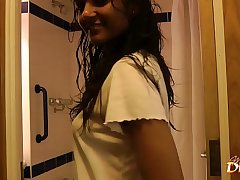 Indian Teen Divya Shaking Hot Ass In Shower